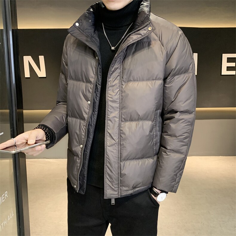 冬季短款立领羽绒服男日系加厚面包服保暖外套Y6626-P195,男装羽绒服,电商A237