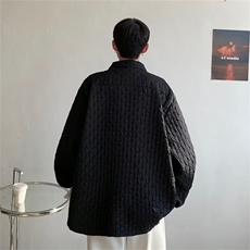 男春秋情侣宽松休闲衬衣C644P46，男装衬衫，星座1116-2
