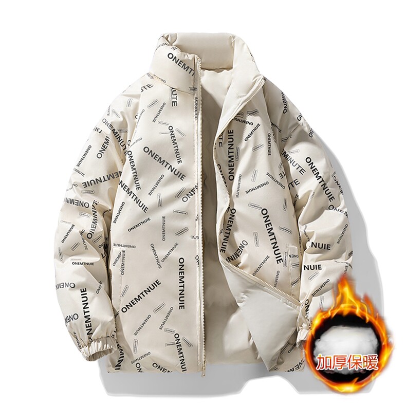双面穿棉衣男士冬季新款韩版潮牌百搭宽松时尚情侣棉服MY2218-P50,男装棉衣,星座1402-1