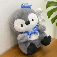 欧貂企鹅爆款毛绒玩具公仔可爱玩具情侣送生日礼物萌宠玩具