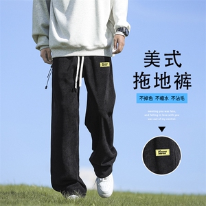 2026新款秋款宽松潮牌束脚运动裤秋季休闲长裤子X2886-特批-45图片