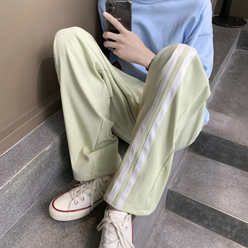 夏季拖地冰丝西裤织带直筒超薄垂感拖地裤XZ1004-1KZ1669P38,男装休闲裤,星座715
