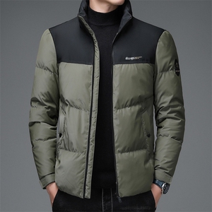 2023冬新款中青年纯色羽绒爸爸装厚羽绒服保暖外套DFLDY2021-P245图片