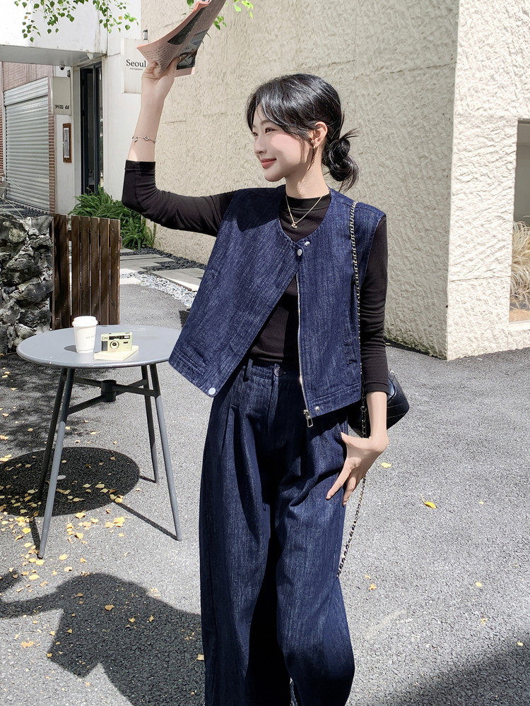 2025秋冬款牛仔套装2602-P175-K248,女装套装/套裙,2D013