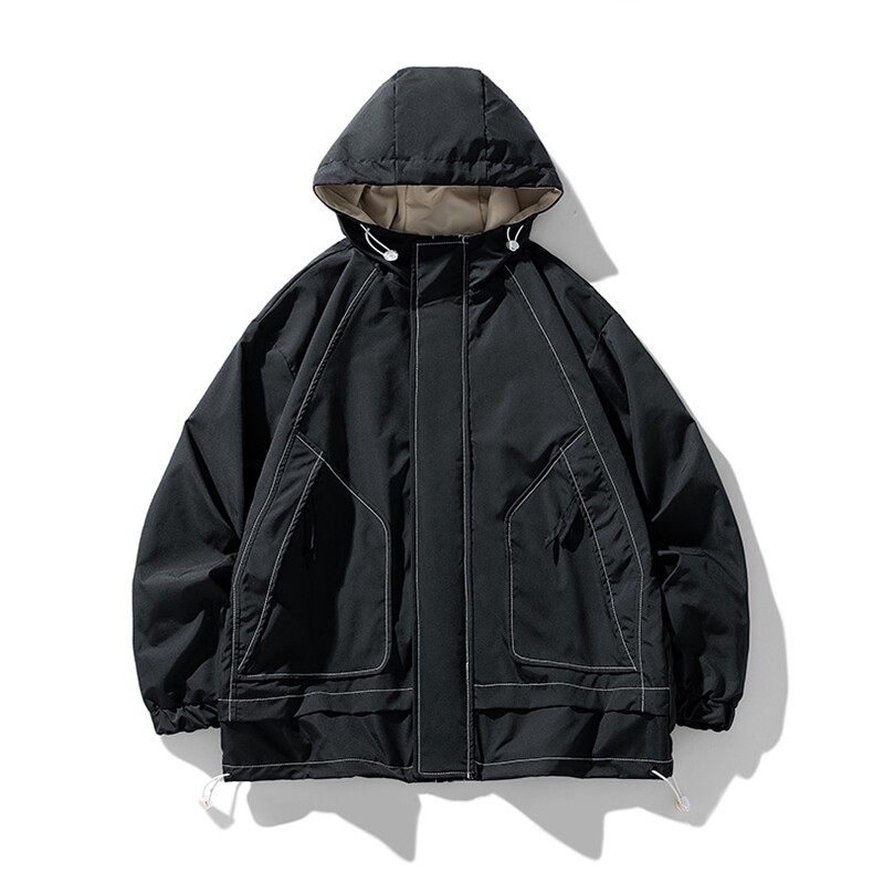得物二开 外套户外休闲2025年新款连帽夹克情侣登山服JK1203-P75图片