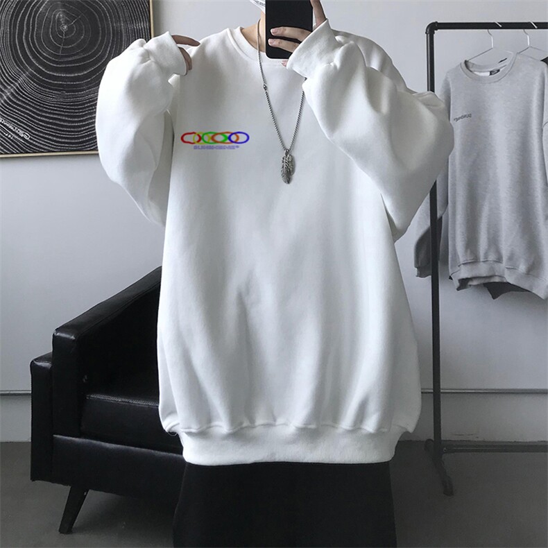 W情侣印花圆领秋冬卫衣常规P28加绒P38S-5XL支持定制,男装卫衣,星座115A-3