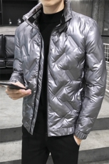 2020男士冬季亮面短款立领羽绒棉服加厚拉链休闲4002-MY8015，男装棉衣，星座1018
