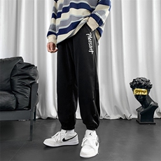 K193 P30短句风字母印花抽绳束脚春夏季百搭休闲九分裤港风运动裤,男装休闲裤,电商A026-1, K193 P30短句风字母印花抽绳束脚春夏季百搭休闲九分裤港风运动裤,男装休闲裤,电商A026-1,