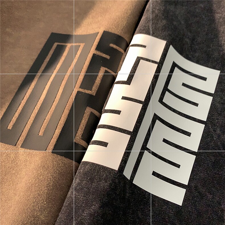 纯棉重磅水洗官印印花短袖T恤平铺M~5XLXZ604-DT105-P45控58,男装T恤,星座604
