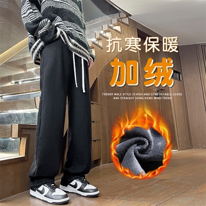 加绒加厚牛仔裤宽松直筒休闲裤KN12 P40 加绒P50图片