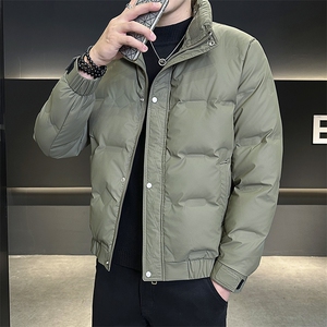 2025数据男士冬季羽绒服立领百搭鸭绒保暖青年夹克外套图片