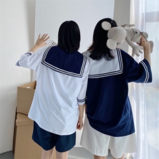 【2025春夏】JK制服海军水手服套装小披肩班服集体服团体服男女，男装休闲套装，星座112A