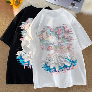 ！ 数据超好！ 夏季男士印花短袖T恤半袖QT707-T234-P25图片