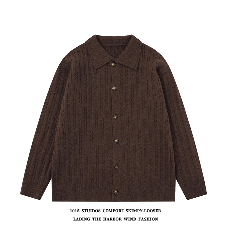 （直播）高品质开衫毛衣外套设计感情侣针织衫1015-M378-P85,男装针织衫/毛衣,四季星座1015