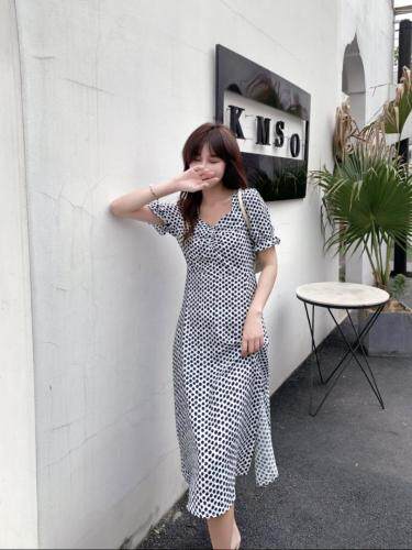 夏季新款连衣裙，女装连衣裙，青羽鹤