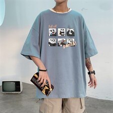 短袖男夏宽松纯棉T恤男百搭港风韩版情侣中性日系潮DT0250P20，男装T恤，星座1016-1（原电商B408-1）