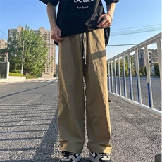 【网图现货】美式三条杠宽松冲孔速干直筒裤K1152/P45，男装休闲裤，星座205-3