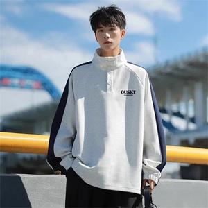 抖音得物高品质 25秋冬美式高街重磅结构多扣立领卫衣外套ACM4603图片