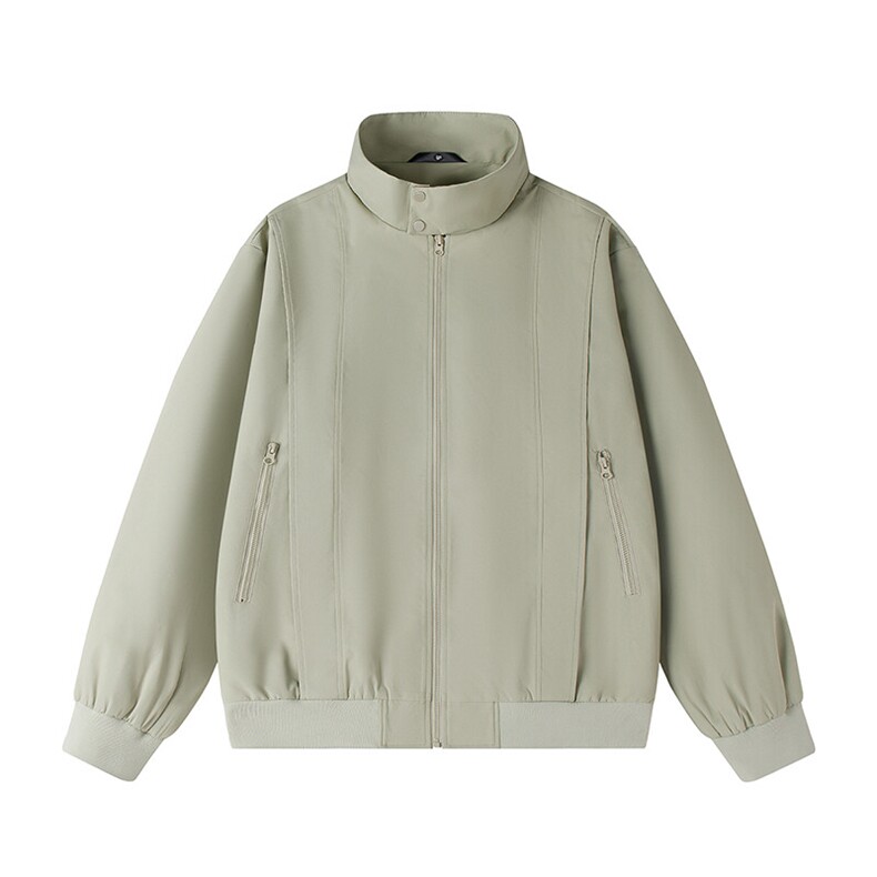 新款硬汉风户外夹克男立领纯色上衣冲锋衣外套DSA157B-JK7868-P70图片
