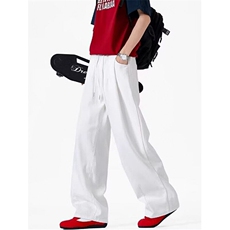 男士白色牛仔裤男春夏款直筒裤百搭休闲裤子新款男裤KC31，男装牛仔裤，星座1116A（原606A-3）