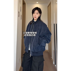 特批60抖音美式复古硬汉立领飞行员夹克做旧cleanfiJK3095，男装夹克，电商A128