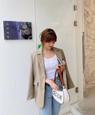 现货西装外套韩版，女装西装，雾灵水Lady-Lin