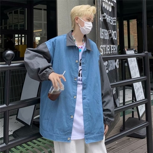 秋季青春流行男夹克文艺潮牛仔外套 LS97 P48图片
