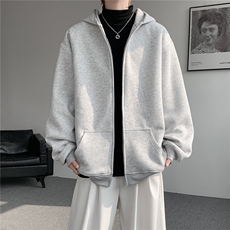 3XL-S基础百搭拉链开衫卫衣男休闲外套小心机WY45-P58400g，女装短外套，电商D206-1