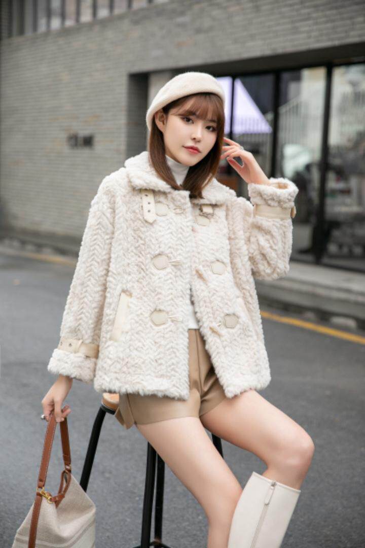 现货：编织狐皮毛一体，其它，蕃米莉