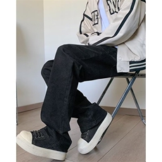 高街牛仔裤男士韩版潮流痞子帅气2024冬季ins新款长裤RK2313-P35，男装牛仔裤，星座412-3