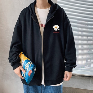 KS21059-P38 加绒P43 连帽开衫卫衣男运动外套大码班服图片
