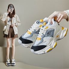 ins韩版新款老爹鞋女2024春季学生运动跑步鞋休闲厚底增高，女鞋休闲鞋，电商A223