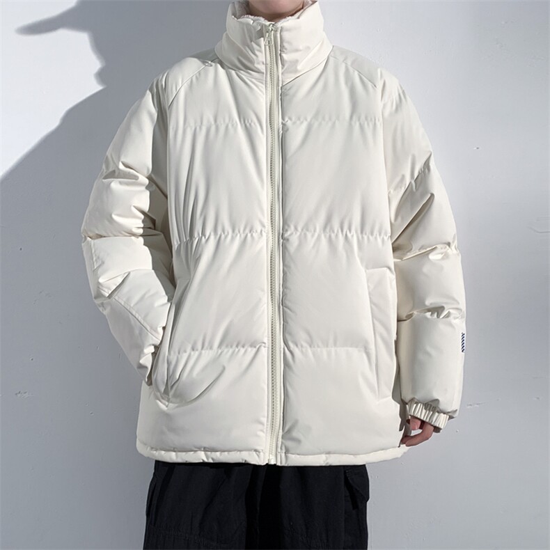 抖音直播连帽棉衣假两件加厚棉袄情侣款百搭面包服MY111-P65,男装棉衣,星座1402-1