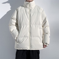 抖音直播连帽棉衣假两件加厚棉袄情侣款百搭面包服MY111-P65，男装棉衣，星座1402-1