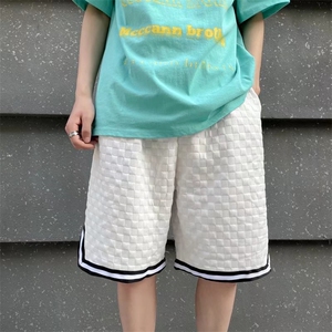 男春季新款时尚潮流华夫格提花休闲裤FK912P22图片