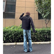 J9900-P73高街潮牌港风韩版潮流宽松痞帅夹克外套，男装夹克，星座617A-2