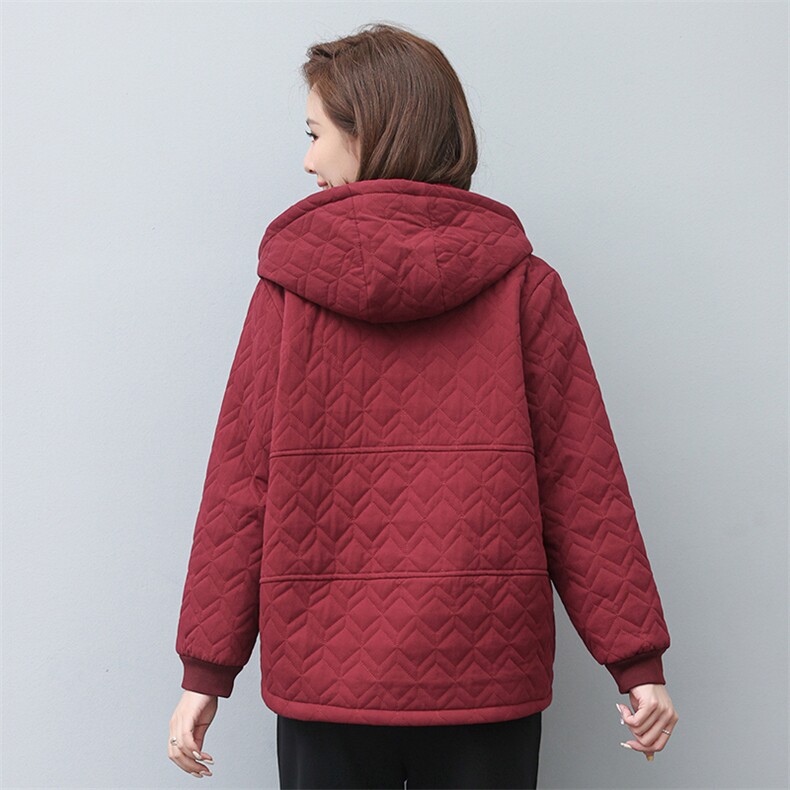 时尚百搭女士棉服外套宽松显瘦短款加厚保暖上衣冬季必备单品,女装棉衣/棉服,叶笙衣