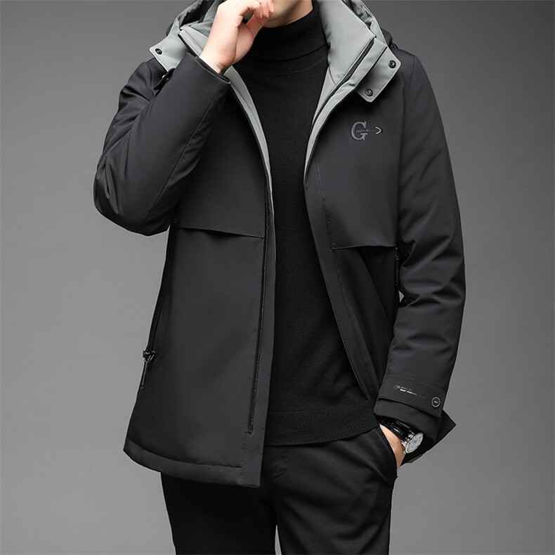 SQY2860冬季男士羽绒服保暖外套修身白鸭绒潮流帅气P342,男装羽绒服,电商B360