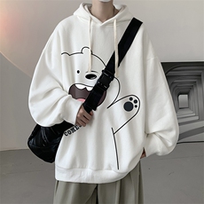 连帽卫衣男大码运动服帽衫外套WY2131-P35加绒款P40，男装卫衣，电商A040