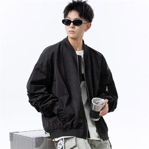 美式飞行员棒球服男秋冬宽松大码潮牌夹克休闲 J5011 P88图片