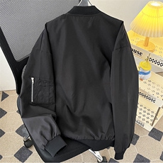 棒球服夹克男士韩版潮流宽松百搭帅气2024秋冬ins外套W6063-P57，男装夹克，星座412-3