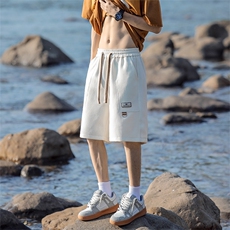 面包格夏季工装短裤男日系五分裤2301P45，男装牛仔裤，电商A309