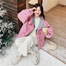 现货羊毛呢双领90羽绒服2C293-Q903-P345-K518，女装羽绒服，2C293