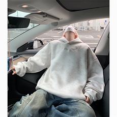 港风大码复古袋鼠兜满天星套头连帽卫衣XZ213-LMMTX070-P108控128，男装卫衣，星座213