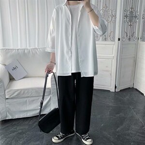 夏季短袖衬衫潮流帅气休闲衬衫C138P25，男装衬衫，星座1116-2