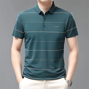 短袖男POLO衫宽松休闲夏季宽松运动服百搭半袖男士上衣QP1616-P63图片