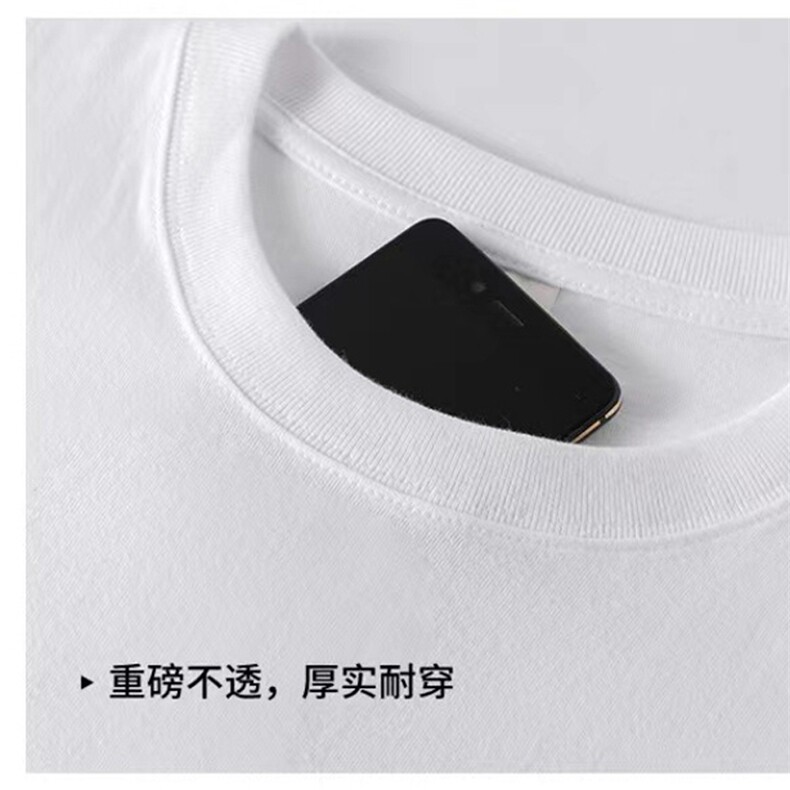高品质纯棉女装T恤简约百搭舒适透气经典黑白两色可选,女装T恤,桦兴羊绒