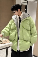 撞色连帽羽绒服B239-Y835-P258羽绒服控价328，男装羽绒服，星座514-2(原B239)