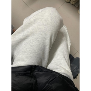 加绒纯色卫裤百搭款休闲裤ZK059-P55 常规给45图片