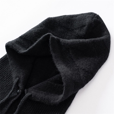 2025年秋季新款大绞花针织羊绒连帽时尚休闲通勤百搭，帽子，蒙娇羊绒